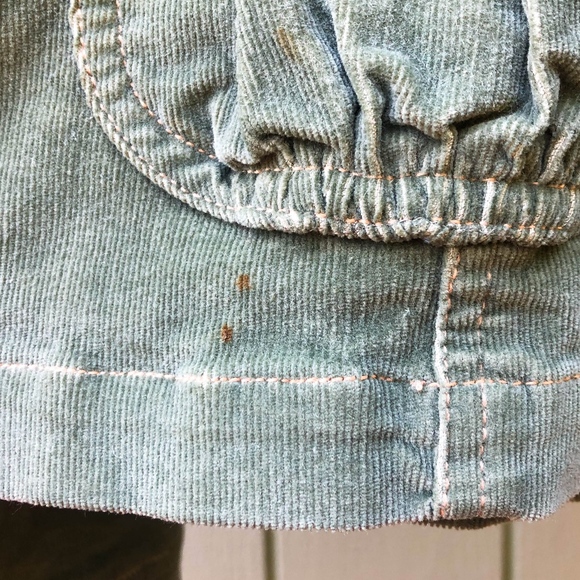 Tulle Olive Green Vintage Corduroy Blazer Jacket - Picture 6 of 7